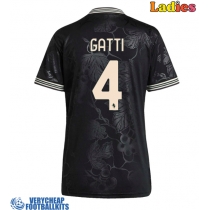 Juventus Federico Gatti #4 Replica Third Shirt Ladies 2025-26 Short Sleeve